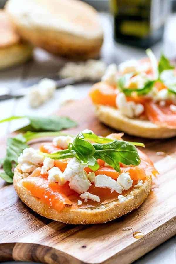 Goats Cheese Smoked Salmon English Muffin: Fast, Flavorful & Elegant